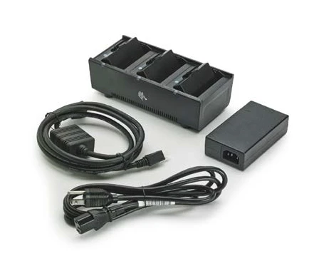 Zebra Batterioplader 3 X Batterier Lader Op Europa