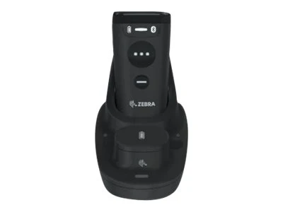 Zebra Single Slot Charge Communication Cradle Opladningsstander Til Stregkodescanner Batterioplader Midnat Sort For Zebra Cs60 Cs6080 Cs60