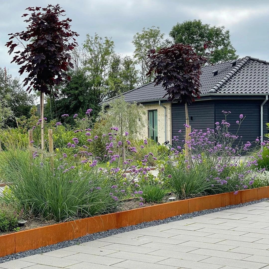 Højbed Bredde 40 H25 Flere Længder Jern 348 Cm Uden Flamingo Sneglekant