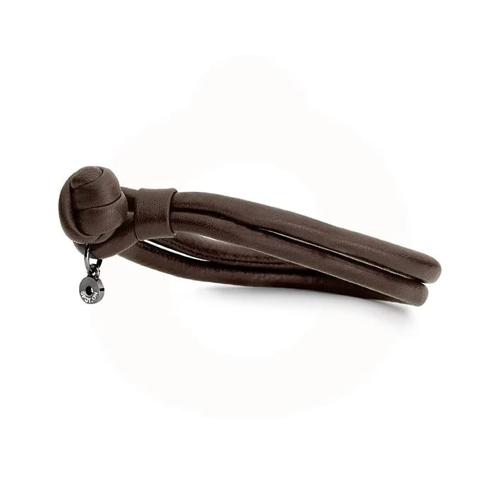 Ole Lynggaard Copenhagen Herrearmbånd Brun Læder A2516 010