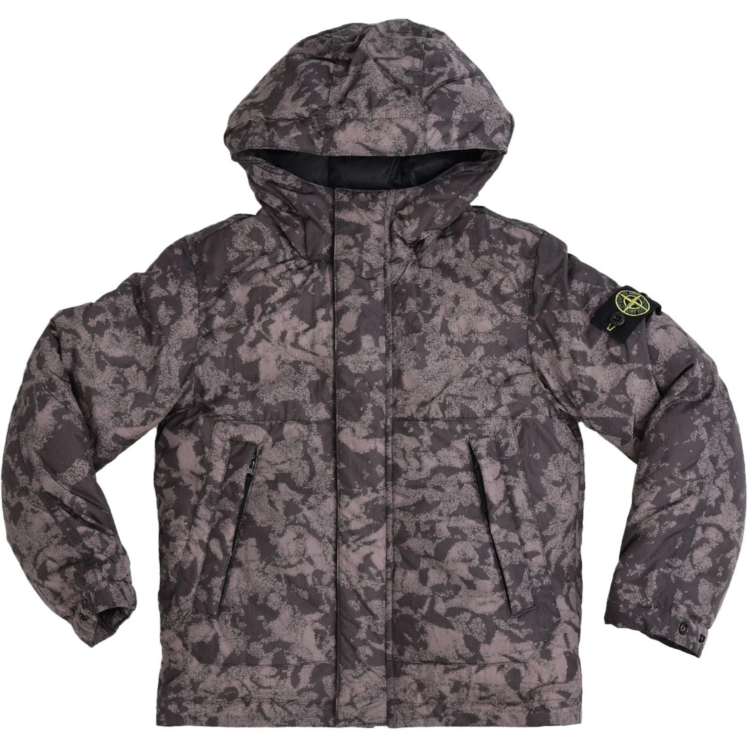 Stone Island Black Real Dunjakke 8 år